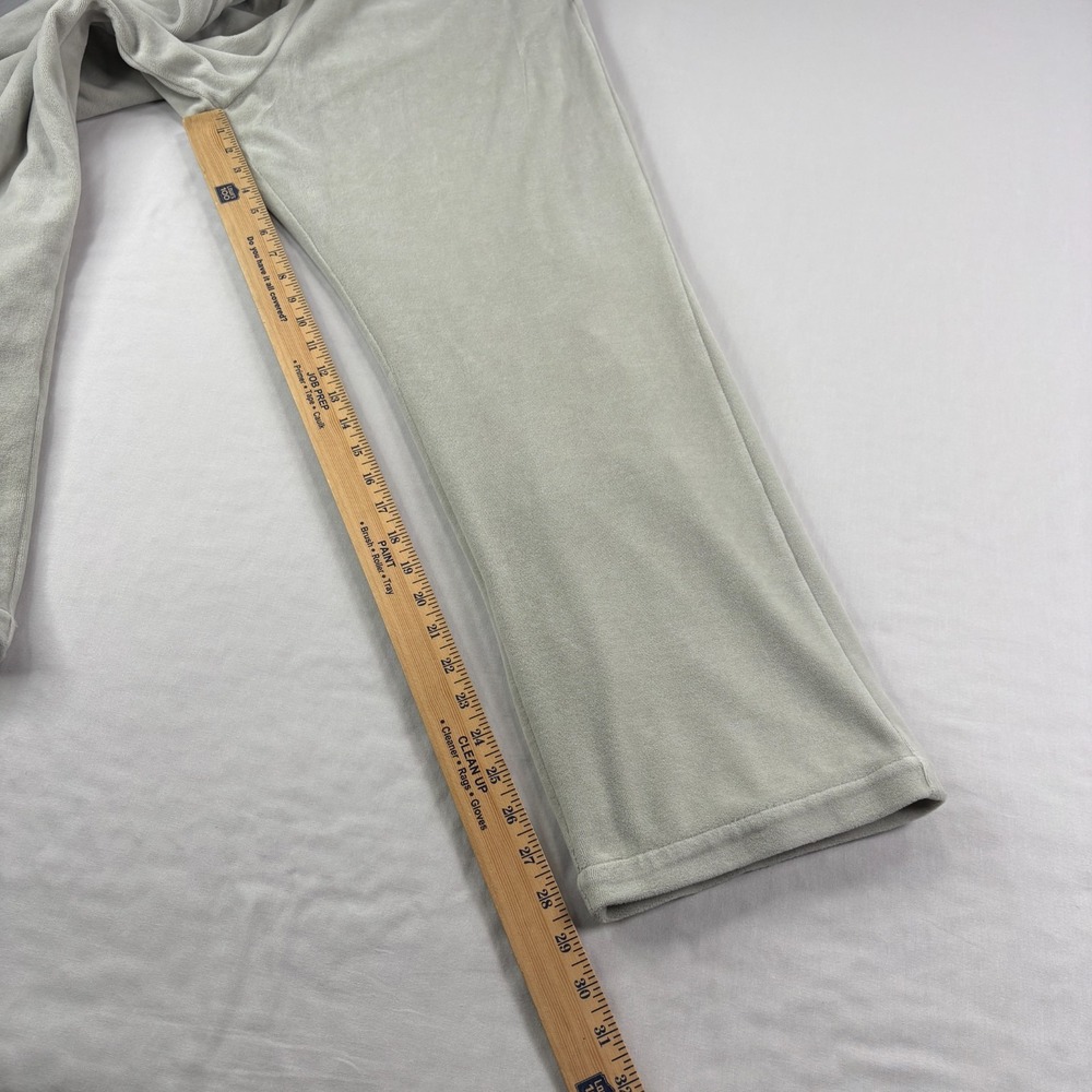 Adidas Velour Tracksuit Men S/M Gray Basketball Warm Up Lounge Casual Athleisure - Picture 16 of 16